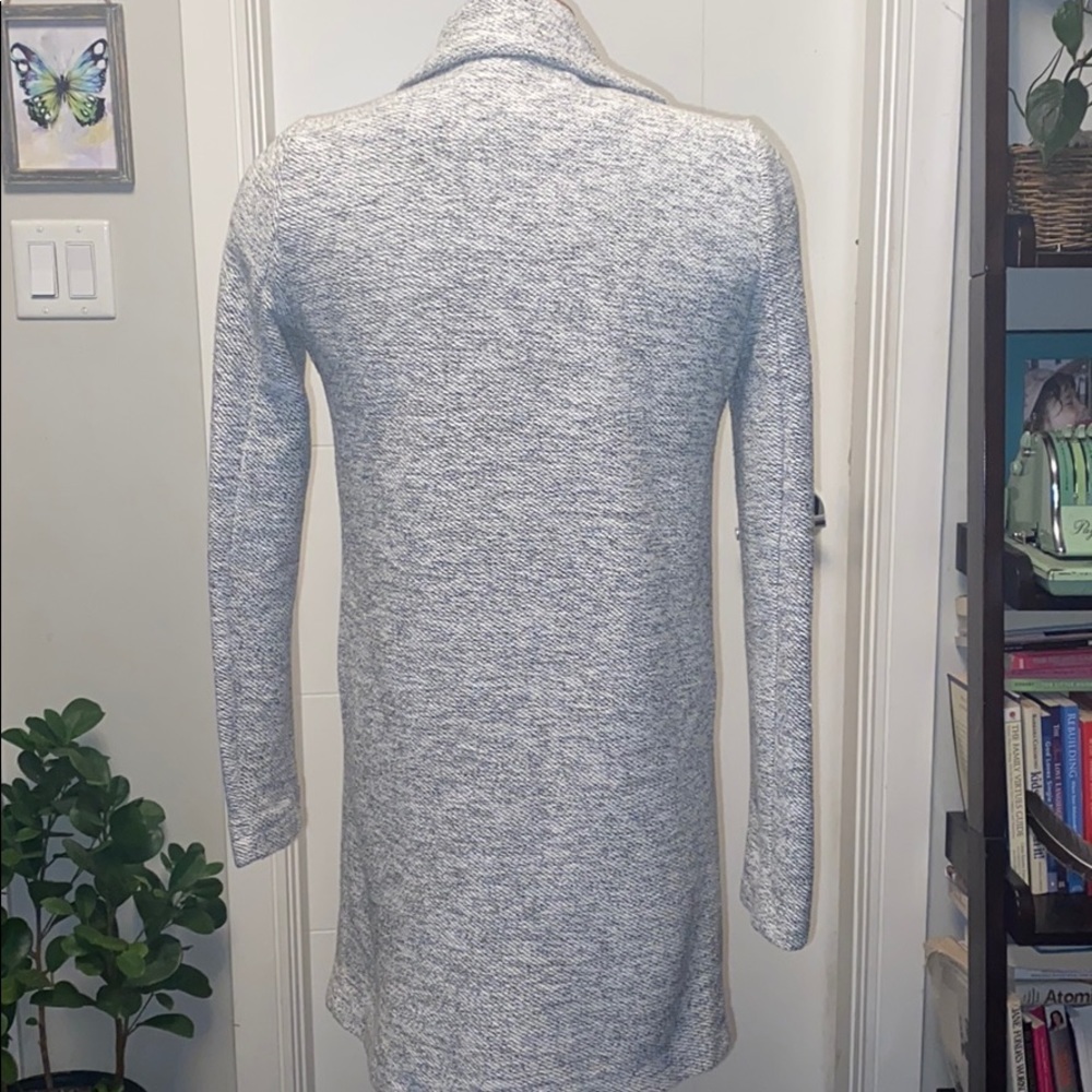 Long grey sweater jacket - Picture 3 of 4